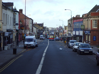 Photo of Gateshead High Street, in a dilapidated state