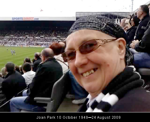 Joan Park 10 October 1949–24 August 2009