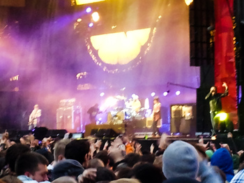 The Stone Roses on stage