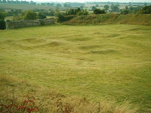 Acre Castle: Photograph of the bailey